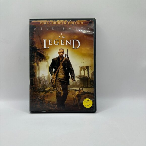 I Am Legend DVD Full-Screen Edition Will Smith Action Sci-Fi Thriller - Picture 1 of 3